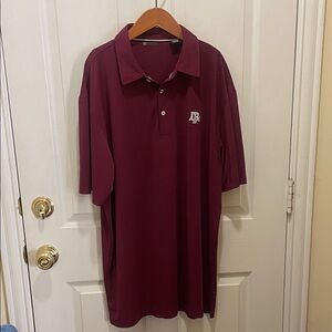Texas A&M Maroon Performance Polo Shirt